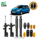 Kit Completo de Amortecedores Dianteiros e Traseiros Sandero 2007 a 2013 - Remanufaturado. Com Kits Batentes e Guarda-pó