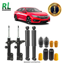 Kit Completo de Amortecedores Dianteiros e Traseiros Honda Civic 2006 a 2011 - Remanufaturado. Com Kits Batentes e Guarda-pó