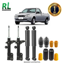 Kit Completo de Amortecedores Dianteiros e Traseiros Courier até 2001 - Remanufaturado. Com Kits Batentes e Guarda-pó
