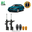 Amortecedores Dianteiros Jetta 1990 Até 2021, com kits de Batente e Guarda-pó, - Remanufaturado