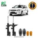 Amortecedores Dianteiros Celta 2000 a 2015, com kits de Batente e Guarda-pó, - Remanufaturado