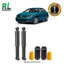 Amortecedores Traseiros Jetta 1990 Até 2021, com kits de Batente e Guarda-pó, Remanufaturado