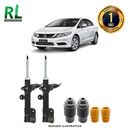 Amortecedores Dianteiros Honda Civic G9 2012 a 2016, com kits de Batente e Guarda-pó, - Remanufaturado