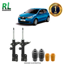 Amortecedores Dianteiros Sandero 2007 a 2013, com kits de Batente e Guarda-pó, - Remanufaturado