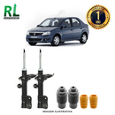 Amortecedores Dianteiros Logan 2007 a 2013, com kits de Batente e Guarda-pó, - Remanufaturado
