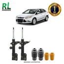 Amortecedores Dianteiros Focus 2014 a 2019, com kits de Batente e Guarda-pó, - Remanufaturado