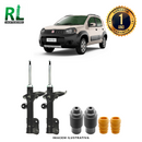 Amortecedores Dianteiros Uno Way 2014 a 2021, com kits de Batente e Guarda-pó, - Remanufaturado