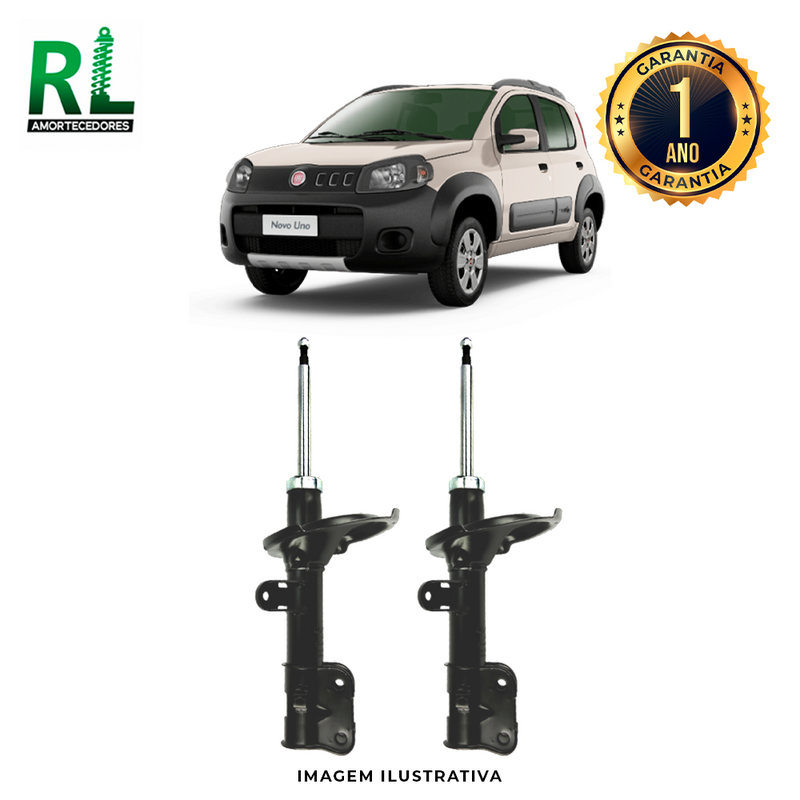 Amortecedor Dianteiro Uno Way 2014 a 2021, Remanufaturado O Par