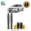Amortecedores Traseiros Honda Civic G9 2012 a 2016, com kits de Batente e Guarda-pó, Remanufaturado