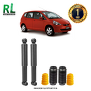 Amortecedores Traseiros Honda Fit  2003 a 2008, com kits de Batente e Guarda-pó, Remanufaturado
