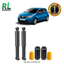 Amortecedores Traseiros Sandero 2007 a 2013, com kits de Batente e Guarda-pó, Remanufaturado